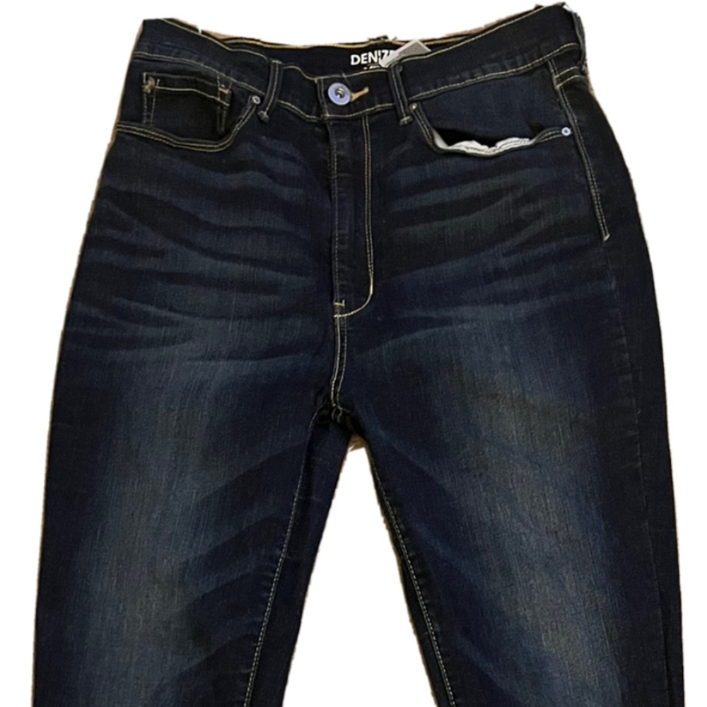 Levi Denizen Ultra High Rise Jeggings Dark Denim Juniors 11 W 30